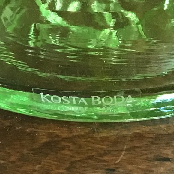 KOSTA BODA Art Glass bowl UHV, Ulrica Hydman Vallien Opalescent Glass bowl - Picture 6 of 6